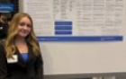 Undergraduate research assistant Aubrey French presented a poster at the University at Buffalo’s Annual Celebration of Student Academic Excellence Student Showcase. 