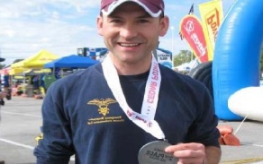 Second Place in the Half Iron Man at Cedar Point. 