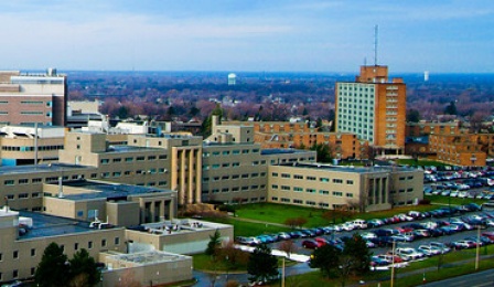 Farber Hall on UB South Campus. 