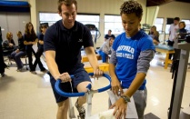 Exercise and nutrition sciences students. 