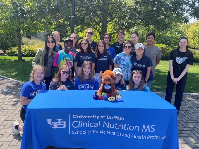 Clinical Nutrition MS class photo. 