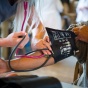 blood pressure test. 