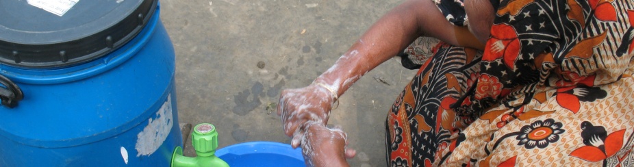 Bangladesh woman hand washing. 
