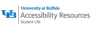University at Buffalo Accessibility Resources logo. 