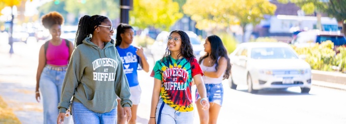 student on south campus. 