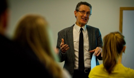 Dale Fish teaching class. 