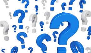 question mark. 
