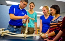 Rehabilitation science students in class. 