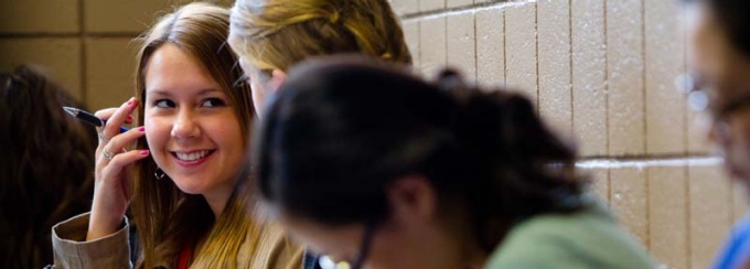 students in the classroom. 
