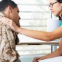 Soldier Having Counselling Session. 
