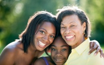 Three generations of African American women. 