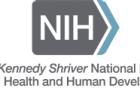 NIH logo: Eunice Kennedy Shrive National Institute of Child Health and Human Development logo. 